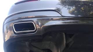 2013 BMW M750i after muffler delete [upl. by Eellek768]