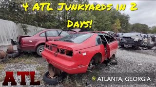 4 Atlanta Junkyards in 2 Days [upl. by Notnirb47]