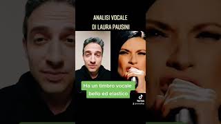 Laura Pausini canta Scatola Analisi vocale di Salvatore Cilia Voce al Top [upl. by Odlonyer]