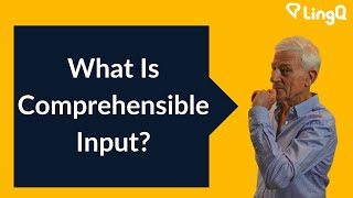 What Is Comprehensible Input [upl. by Oruntha]