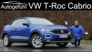 allnew Volkswagen TRoc Cabriolet FULL REVIEW  SUV amp Convertible does that work [upl. by Nel]