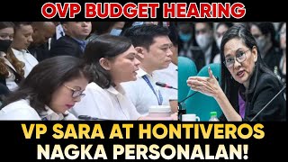 VP SARA AT HONTIVEROS NAGKAINITAN INDAY SARA NASA SENADO PARA DEPENSAHAN ANG 2037B BUDGET NG OVP [upl. by Fay]