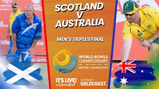 2023 World Bowls Championships – Men’s Triples Final Scotland v Australia [upl. by Solly]