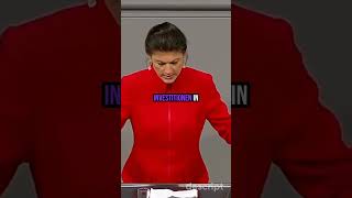 quotDeutschland braucht keinen Kriegshasardeur im Kanzleramtquot sagt Sahra Wagenknecht bsw [upl. by Melina]