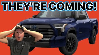 The 2024 Toyota Tundra Is ALREADY En Route [upl. by Anderea]