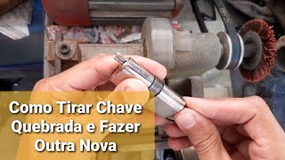 Como Tirar Chave Quebrada e fazer outra Nova  CHAVEIRO H M  Locksmith [upl. by Bran]