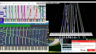 Black midiMegalovaniaMIDI Trial and PFA and Synthesia [upl. by Eadwine783]