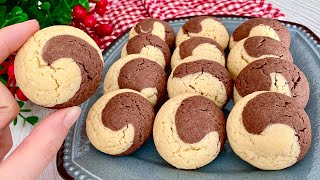 MAKKELIJKSTE KOEKJES OOIT 👍 2 KLEUREN KOEKJES RECEPT [upl. by Sherar]