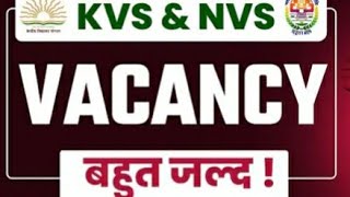 KENDRIYA VIDYALAYA NEW VACANCY 2024 ELIGIBILITY AND EXAM PATTERNAGE LIMITnotification KAB [upl. by Enilec]