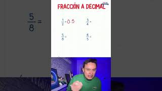 ¡De fracción a decimal [upl. by Nicolina716]