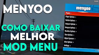 COMO BAIXAR O MELHOR MOD MENU PARA GTA 5 OFFLINE PC ATUALIZADO 2024  MENYOO [upl. by Shurlocke]