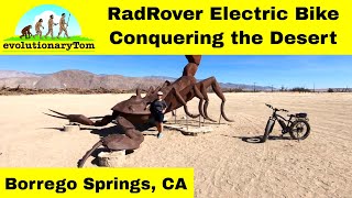 First time RadRover electric fat tire bike experience in Borrego Springs CA [upl. by Hernandez563]