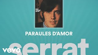 Joan Manuel Serrat  Paraules DAmor Cover Audio [upl. by Elspeth530]