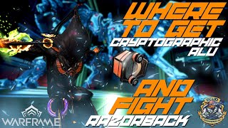 Warframe Guide  Cryptographic Alu  How to beat Razorback Armada [upl. by Rahel]