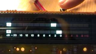 VU Meter VFD PIC 18F45K22 [upl. by Ecart172]