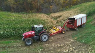 Chopping Corn In VERY MUDDY Conditions  Corn Silage 2023 [upl. by Menzies499]