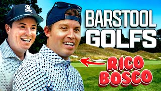 Playing 9 Holes with Rico Bosco  Barstool Golfs [upl. by Corette]