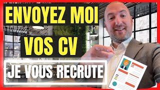 ENVOYEZ MOI VOS CV RECRUTEMENT ET COOPTATION✅ [upl. by Ttoile597]