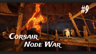 BDOSuccession Corsair Node War CalpheonPvP 9黒い砂漠 伝承コルセア カルフェオン 拠点戦 無制限 4K [upl. by Yrocej]