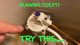 How to Fix a Running Toilet w Complete Fill Valve Replacement  DIY [upl. by Anihta628]