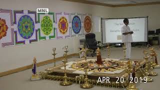 Yantra Puja Workshop by Sri Chaitanyananda at the Temple Apr 2019 [upl. by Plath]