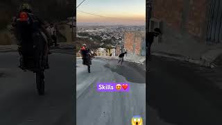 BIKE SKILL automobile stuntlove stunt stuntabiker smartphone stuntrider stunters motocross [upl. by Naugan]