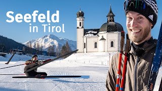 Langlauf lernen Als Anfänger in Seefeld in Tirol 1180m [upl. by Panther]