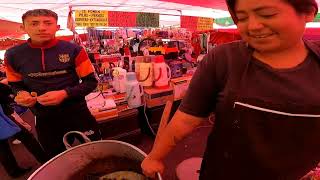 TIANGUIS DE LA JUAN ESCUTIA IZTAPALAPATACOS DE CARNITAS KEKAS HUARACHES MOLE CHICHARRON [upl. by Morice756]