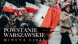 Godzina quotWquot  Powstanie Warszawskie  Warsaw Uprising  Minuta ciszy [upl. by Rozalie]