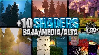 Top 10 MEJORES SHADERS Para MINECRAFT 120 BedrockPE SHADERS PARA MINECRAFT BEDROCK 12080 [upl. by Kuo174]