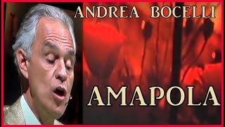 ANDREA BOCELLI  AMAPOLA  Barcelona 2024 [upl. by Stanislas104]