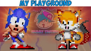 Vs Dorkly Sonic Tails  FNF Character Test  Gameplay VS My Playground Part 1 [upl. by Junieta]