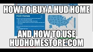 How to Buy a HUD Home using Hudhomestorecom [upl. by Ateuqram934]