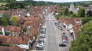 Old Amersham Buckinghamshire UK by Drone 4K [upl. by Ahsikyw836]