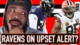 RAVENS FANS THINK THE BROWNS COULD UPSET THEM SUNDAY w IngravenvidsTKIC [upl. by Sergius]