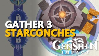 Gather 3 Starconches Genshin Impact [upl. by Lacee]