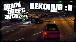 GTA V PC Sekoilua 39  5 tähden pollarit VS Kuruma D [upl. by Alric708]