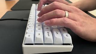 Gateron Yellow Slow Typing ASMR [upl. by Halludba]