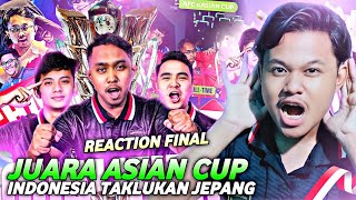 WOW INDONESIA JUARA EFOOTBALL ASIAN CUP PEMAIN INDONESIA AUTO REAL FACE REACTION FINAL eASIAN CUP [upl. by Eylhsa269]