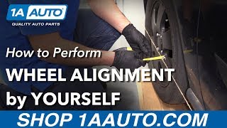 How to Perform Wheel Alignment by Yourself [upl. by Gilbertson]