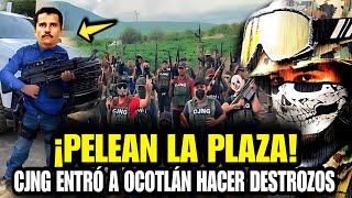 🚨¡ÚLTIMA HORA El Mencho Pelea La Plaza En Ocotlán Contra Militares Y Contras [upl. by Ahsitam]