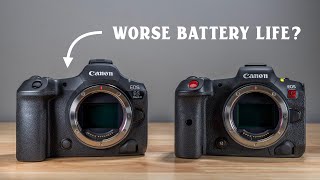 Canon R5 II vs R5C Battery Life  Surprising Results [upl. by Anidene]