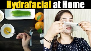 Hydrafacial at Home amp Benefits for Glowing Skin Full Treatment [upl. by Helban576]