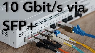 10Gbits im LAN via SFP [upl. by Merrick179]