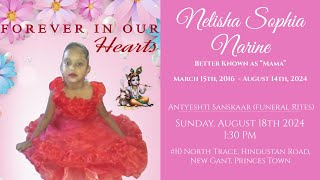 The Funeral Service of Nelisha Sophia Narine Better Known as “Mama” [upl. by Bush]