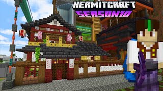 Cute Bath House  Hermitcraft 10  Ep31 [upl. by Raney]