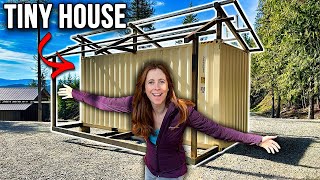 Building a SHIPPING CONTAINER Tiny Home  P1 [upl. by Saunderson74]