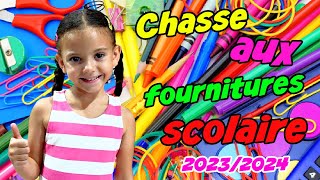 KAMILIA  CHASSE aux FOURNITURES SCOLAIRES 2023 2024 au CP [upl. by Melissa379]