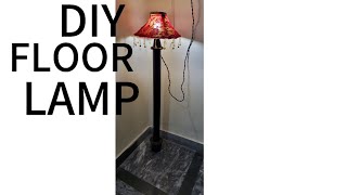 DIY FLOOR LAMP 🛋️ ldeas [upl. by Tait187]