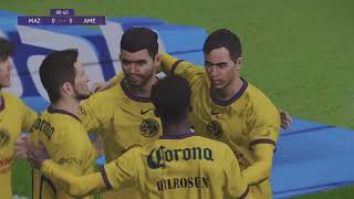 Mazatlan Vs América Jornada 15 Liga Mx Apertura 2024 [upl. by Aisyram473]